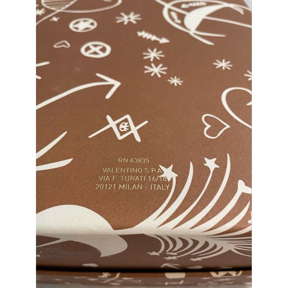 Valentino Empty Shoes Gift Box Storage Brown 12" x 7.4" x 4.5" - Picture 9 of 10